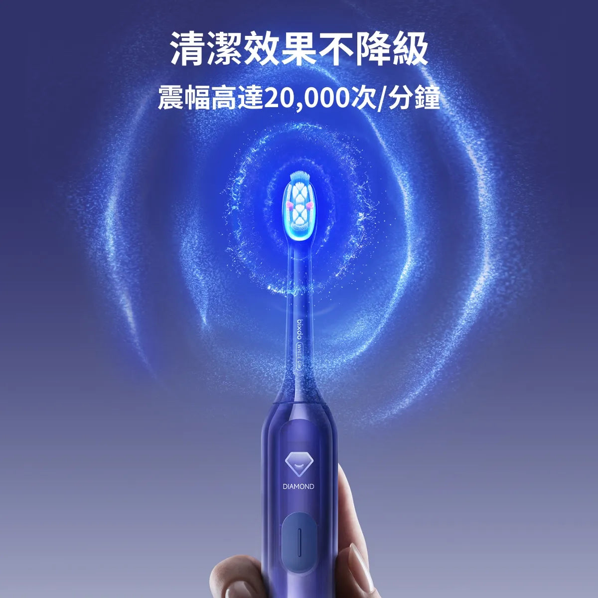 Bixdo倍至藍光美白電動牙刷Air 震動清潔 超長續航