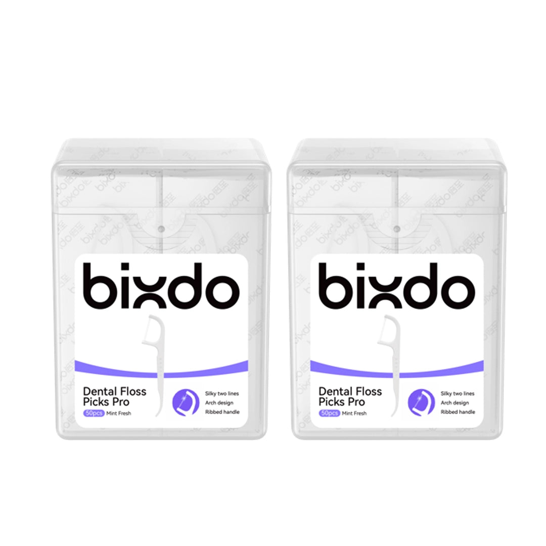 Bixdo 專業牙線棒 Pro｜50 支盒裝 獨立包裝 高韌不易斷裂