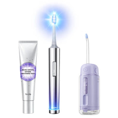 Bixdo W60 藍光美白電動牙刷 + A30 Pro 便攜沖牙器套裝 香港行貨 雙重潔齒組合